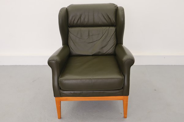 Vintage Leather Armchair, 1960s-JWH-1028331