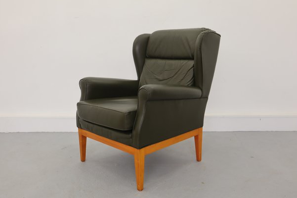 Vintage Leather Armchair, 1960s-JWH-1028331