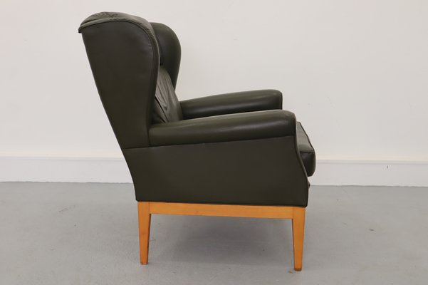 Vintage Leather Armchair, 1960s-JWH-1028331