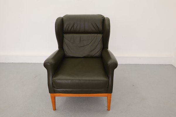 Vintage Leather Armchair, 1960s-JWH-1028331