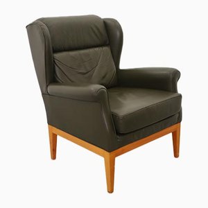 Vintage Leather Armchair, 1960s-JWH-1028331