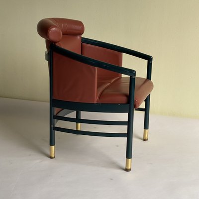 Vintage Leather Armchair by Thonet, Vienna, 1990s-HWV-1309672