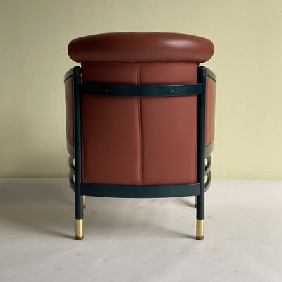 Vintage Leather Armchair by Thonet, Vienna, 1990s-HWV-1309672