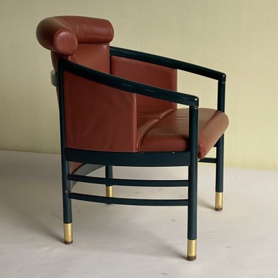 Vintage Leather Armchair by Thonet, Vienna, 1990s-HWV-1309672