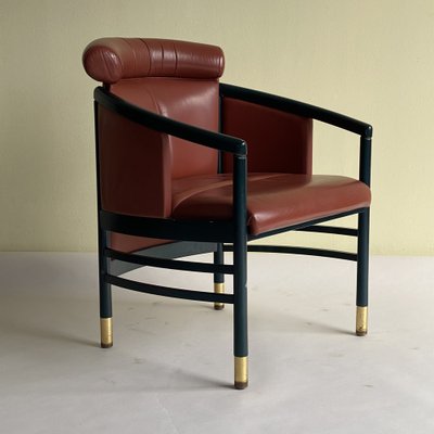 Vintage Leather Armchair by Thonet, Vienna, 1990s-HWV-1309672