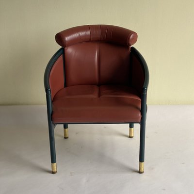 Vintage Leather Armchair by Thonet, Vienna, 1990s-HWV-1309672