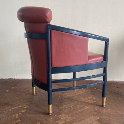 Vintage Leather Armchair by Thonet, Vienna, 1990s-HWV-1309672