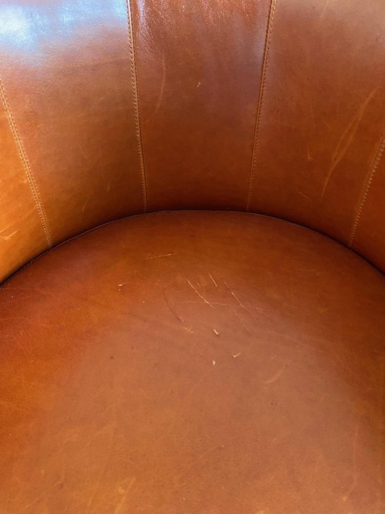 Vintage Leather Armchair from Annibale Colombo