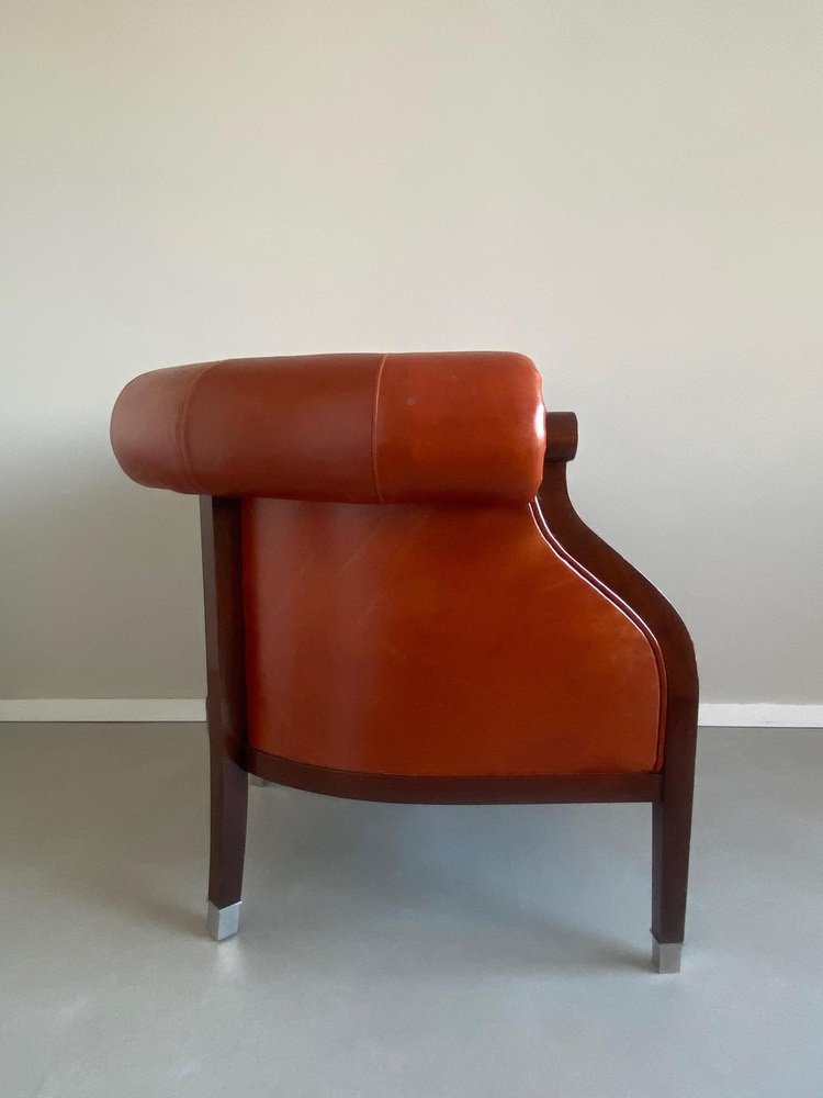 Vintage Leather Armchair from Annibale Colombo