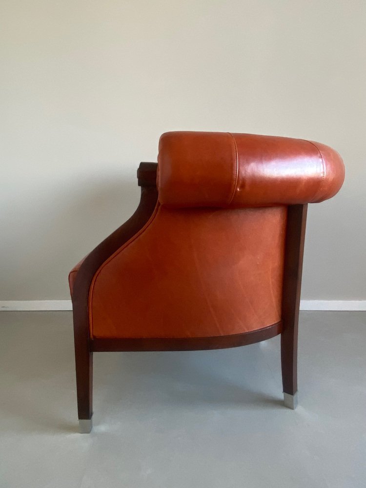 Vintage Leather Armchair from Annibale Colombo