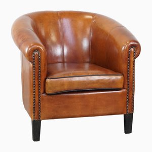 Vintage Leather Club Chair-HPP-2039537