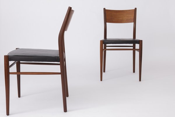 Vintage Leather Dining Chairs from Lübke, 1960s / 70s, Set of 2-DOM-1315528