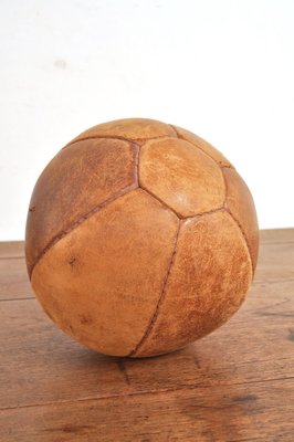 Vintage Leather Medicine Ball, 1930s-AOX-2024589