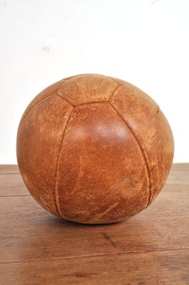 Vintage Leather Medicine Ball, 1930s-AOX-2024589