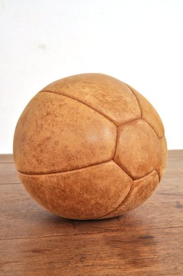 Vintage Leather Medicine Ball, 1930s-AOX-2024589