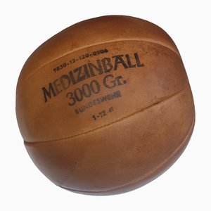 Vintage Leather Medicine Ball-QDP-1363284