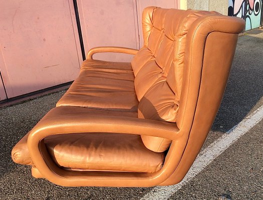 Vintage Leather Sofa, 1970s-DY-1124728