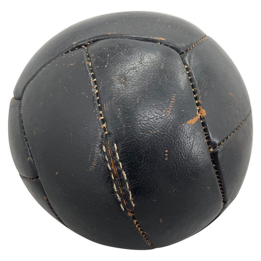 Vintage Leather Training Ball, 1930s