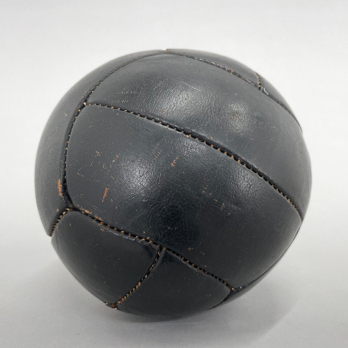 Vintage Leather Training Ball, 1930s