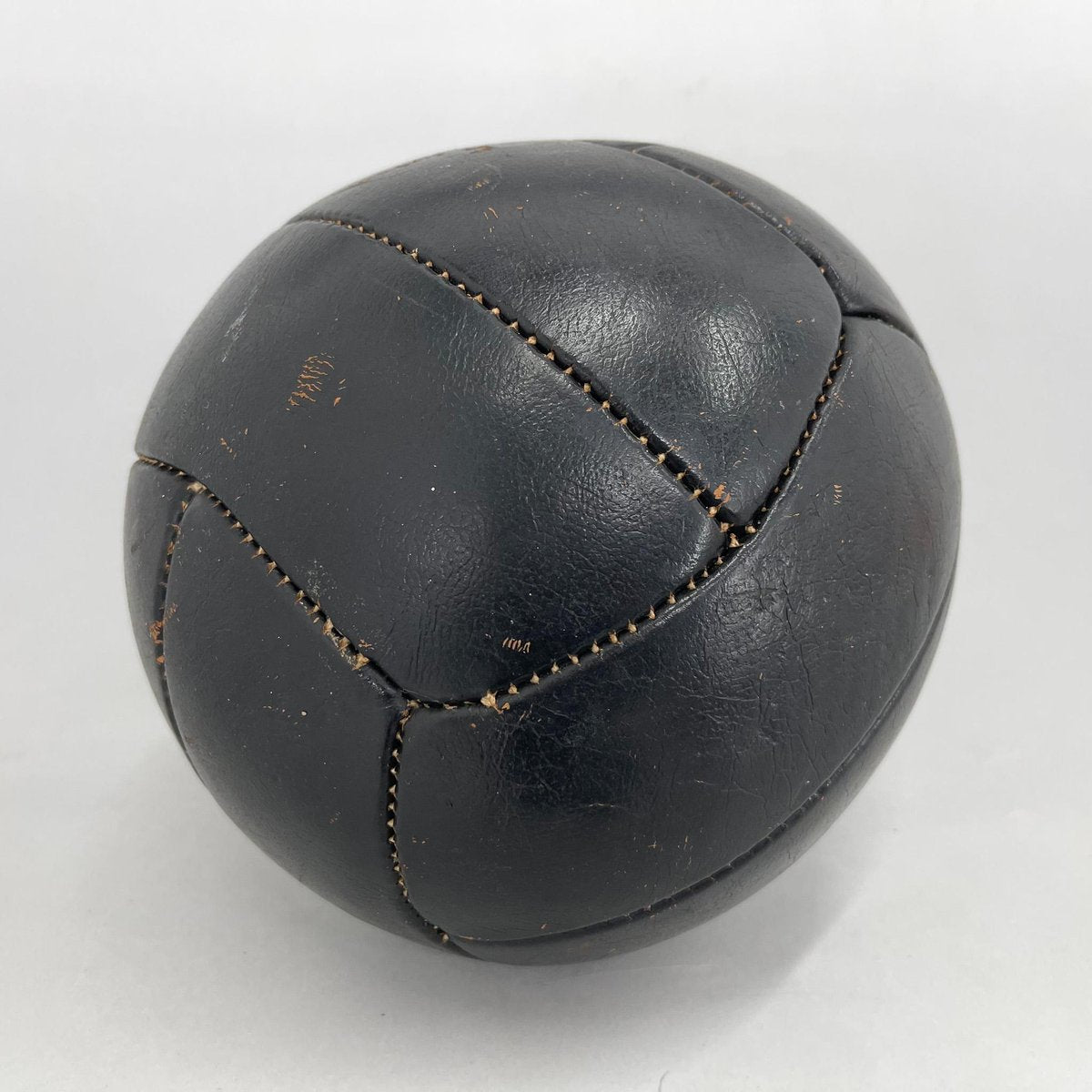 Vintage Leather Training Ball, 1930s