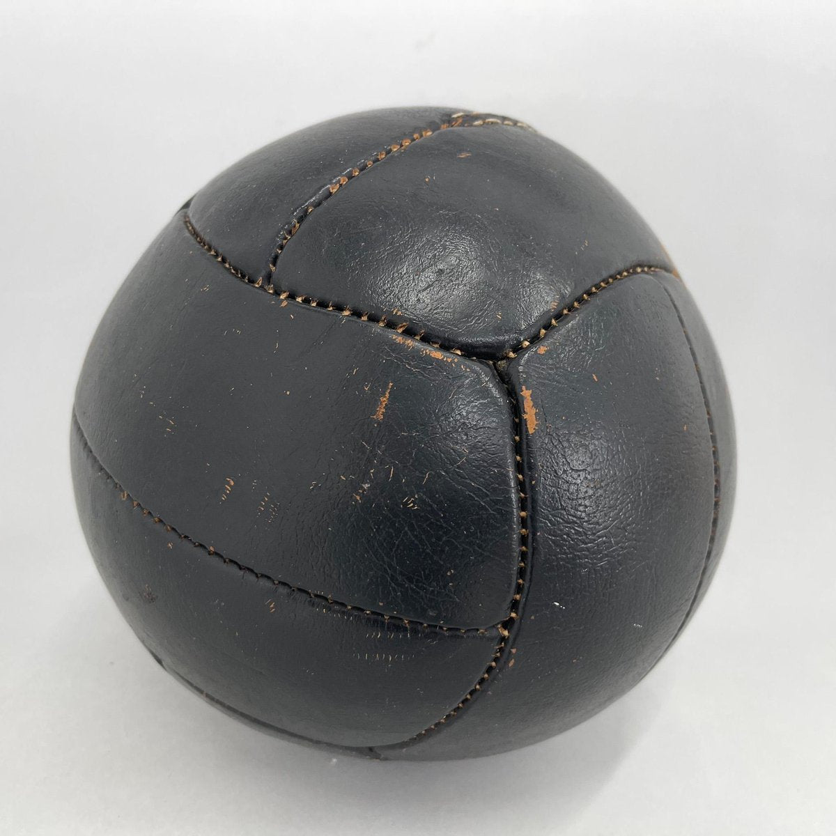 Vintage Leather Training Ball, 1930s