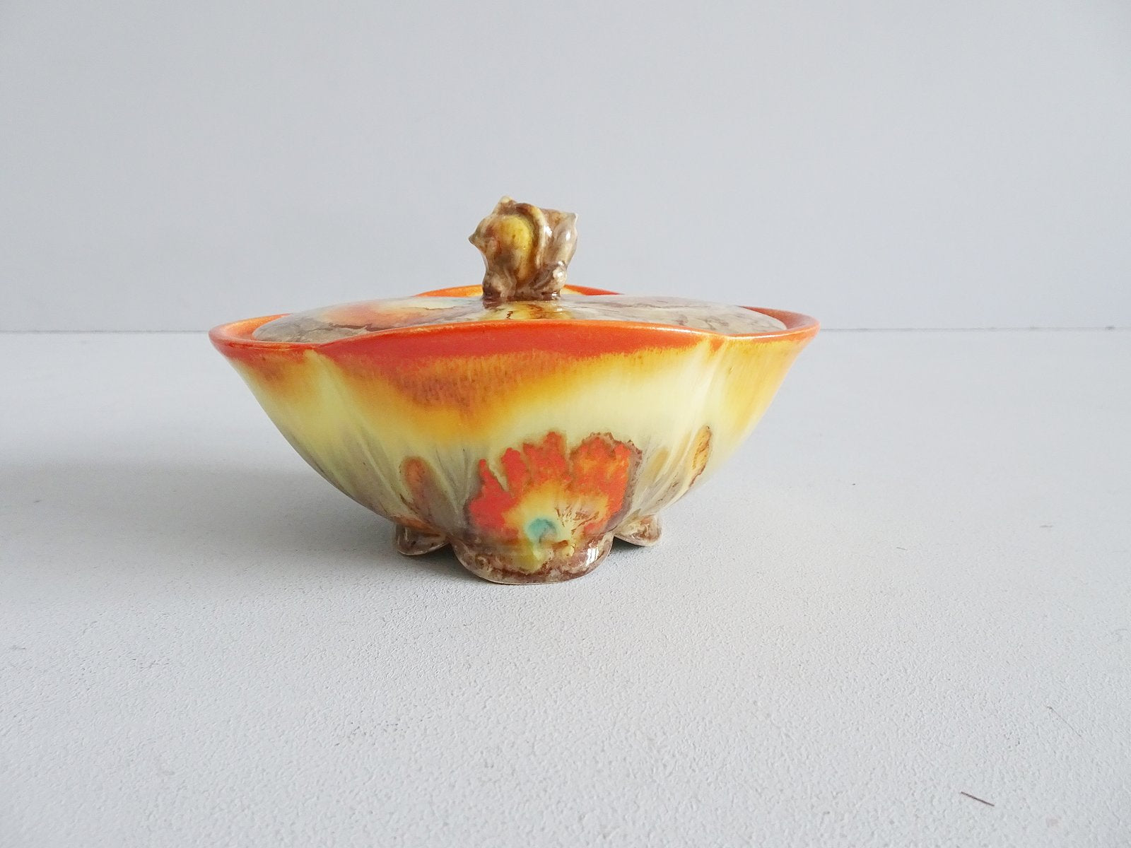 Vintage Lidded Box by Streuler & Vase by Dümler & Breiden, Set of 2-BLG-859428