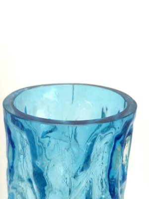 Vintage Light Blue Hand-Made Tubular Glass Vase by Vladislav Urban, 1970s-UWE-1155747