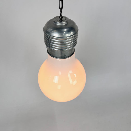 Vintage Light Bulb Pendant Lamp by Nuova Elleluce, 1970