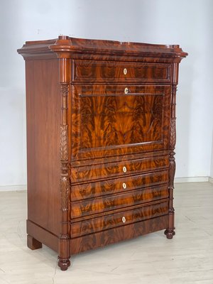 Vintage Louis Philippe Secretary Office Cabinet-LIL-2019623