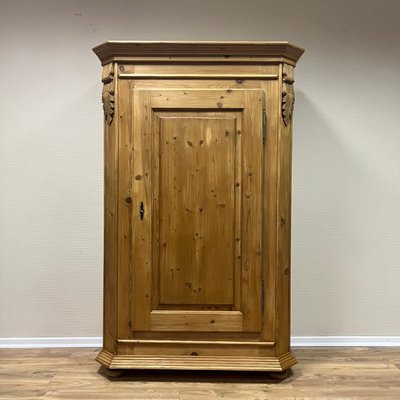 Vintage Louis Philippe Style Wardrobe in Softwood-ALF-2033458