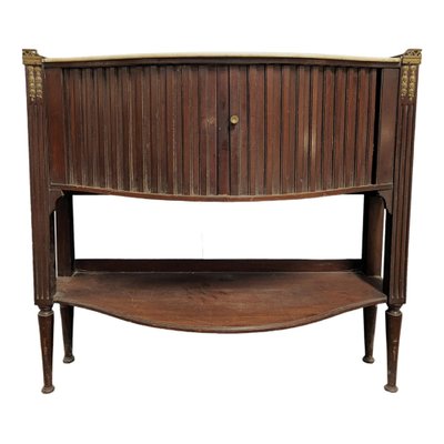 Vintage Louis XVI Mahogany Console-HLV-1783937