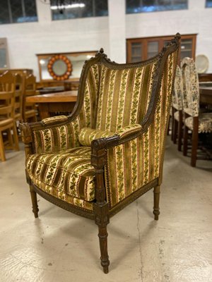 Vintage Louis XVI Shepherdess Armchair-HLV-1428821