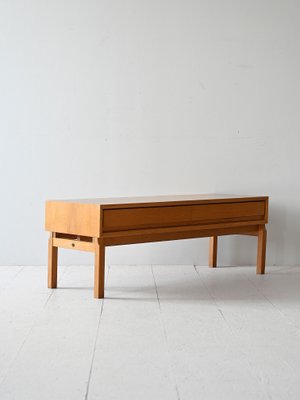 Vintage Low Sideboard in Oak, 1960s-QWP-2042001