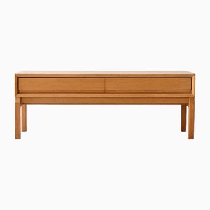 Vintage Low Sideboard in Oak, 1960s-QWP-2042001