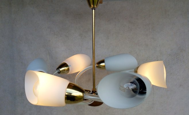 Vintage Lustav Chandelier from Kamenický Šenov-VIC-1177174