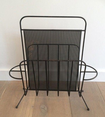 Vintage Magazine Rack by Mathieu Matégot, 1950s-BA-1365588