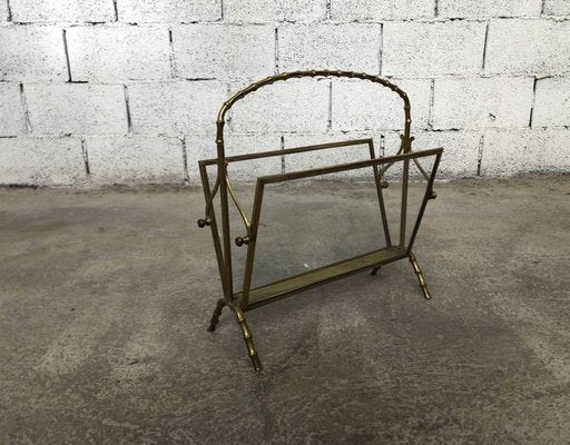 Vintage Magazine Rack from Maison Bagues, 1950s-PB-1711125