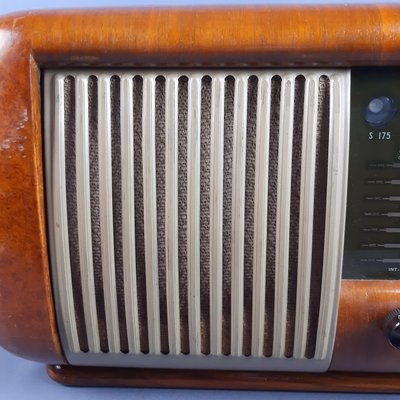 Vintage Magnadyne S 175 Briar Wood Radio, 1951-PWG-2015314