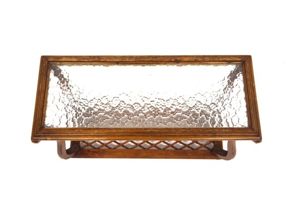 Vintage Mahogany Console Table, 1940-GEK-1769188