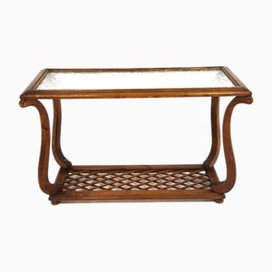 Vintage Mahogany Console Table, 1940-GEK-1769188