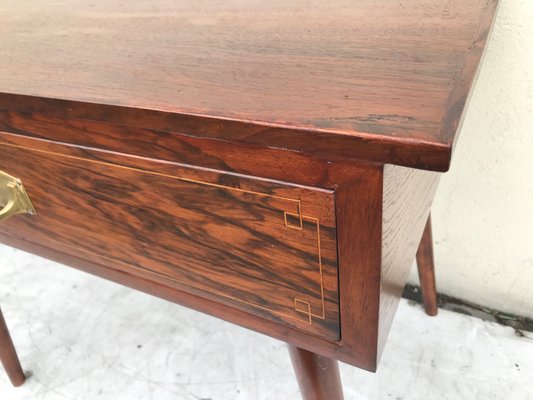 Vintage Mahogany & Oak Side Table-WQQ-1174620