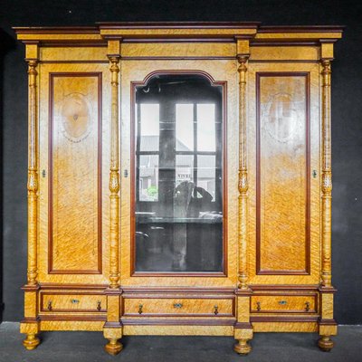 Vintage Maple Wardrobe, 1890s-IA-1412591