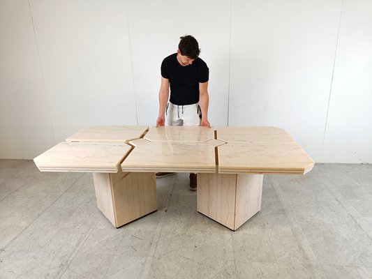 Vintage Marble Dining Table, 1970s-IRH-1777766