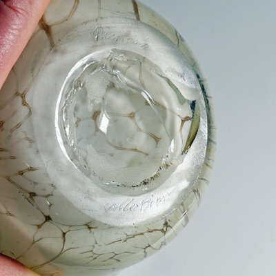 Vintage Marble Glass Vase by Richard Glass, 1980s-KJP-1149307