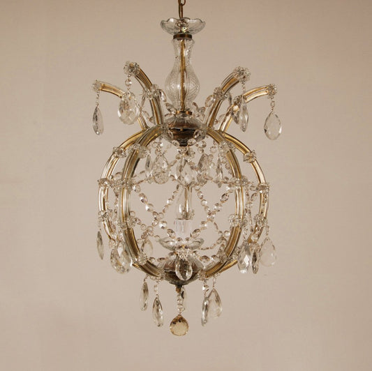 Vintage Maria Theresa Viennese Crystal Chandelier, 1950s