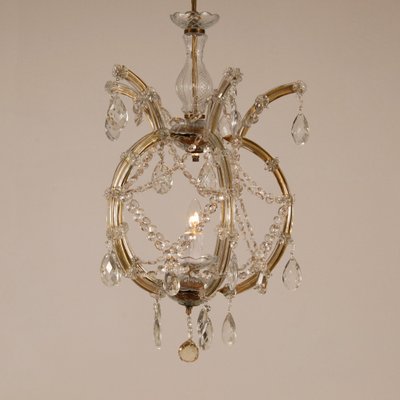 Vintage Maria Theresa Viennese Crystal Chandelier, 1950s-GOE-1067551