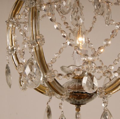 Vintage Maria Theresa Viennese Crystal Chandelier, 1950s-GOE-1067551