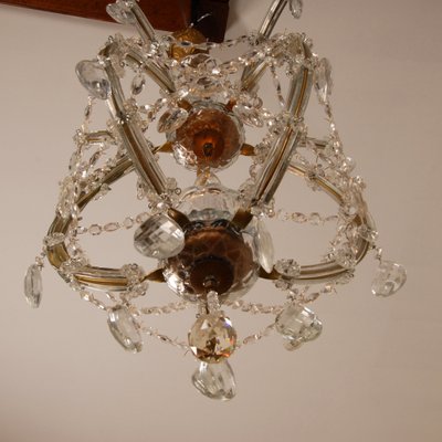 Vintage Maria Theresa Viennese Crystal Chandelier, 1950s-GOE-1067551