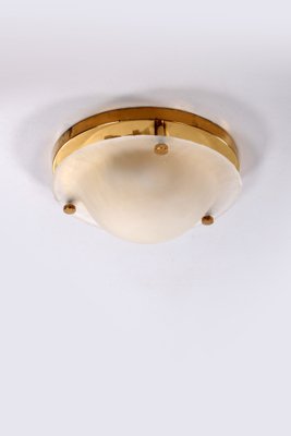 Vintage Matt Glass Ceiling Lamp from Fischer Lights, 1960s-EZZ-1738569