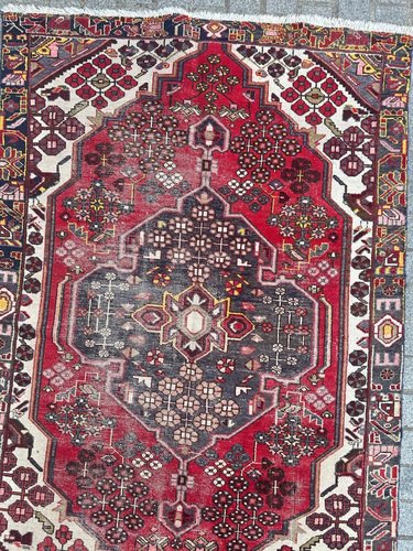 Vintage Mazlaghan Rug, 1940s